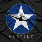 P51 Mustang WWII Fighter Warplane Tribute T-Shirt