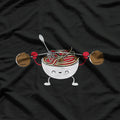 Funny Meatball Weightlifting Humor Design T-Shirt
