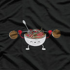 Funny Meatball Weightlifting Humor Design T-Shirt