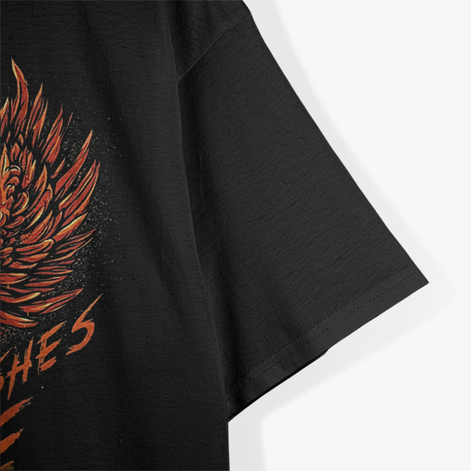 From The Ashes I Rise Motivational Phoenix Mythical Power T-Shirt