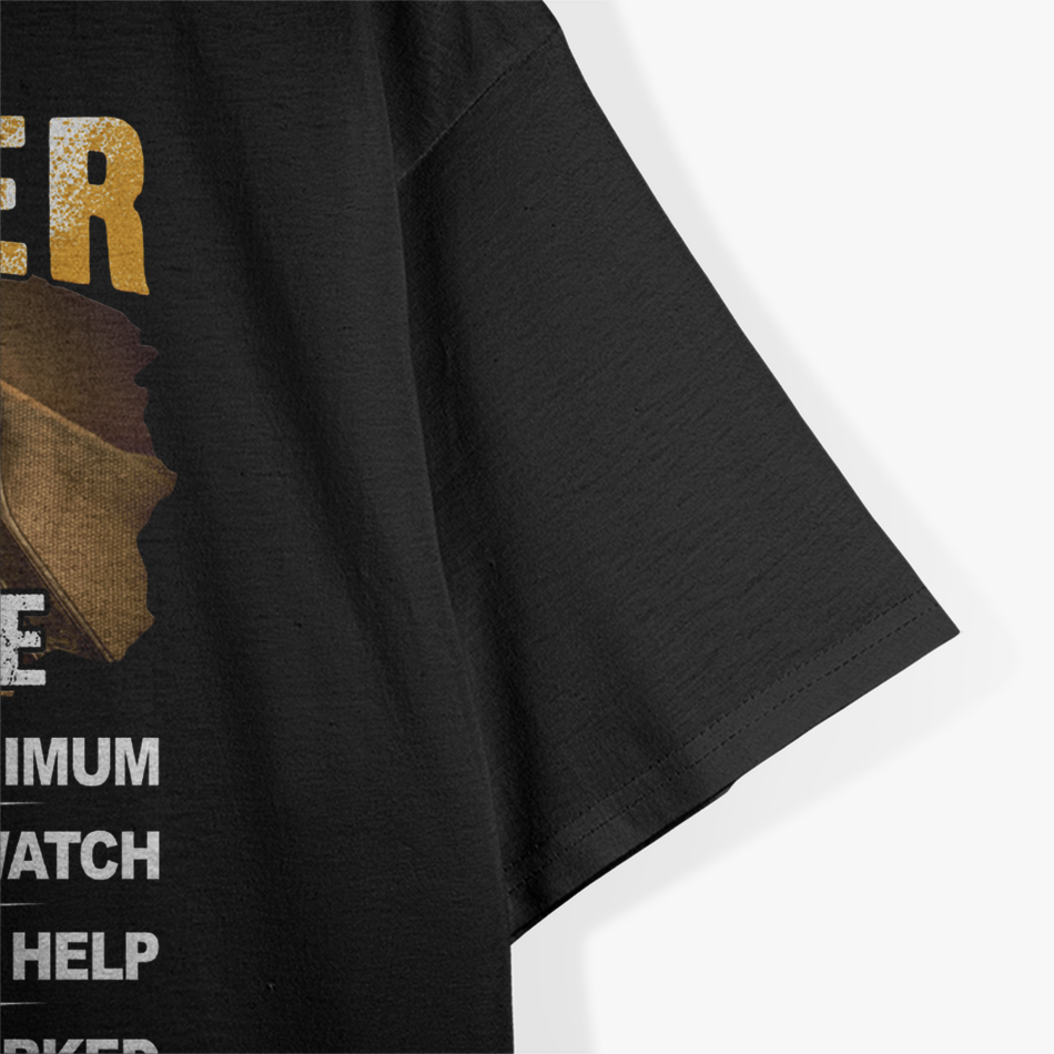Plumber at Work – Know My Rate T-Shirt