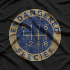 Endangered Stick Shift Manual Transmission Funny Car Lover T-Shirt