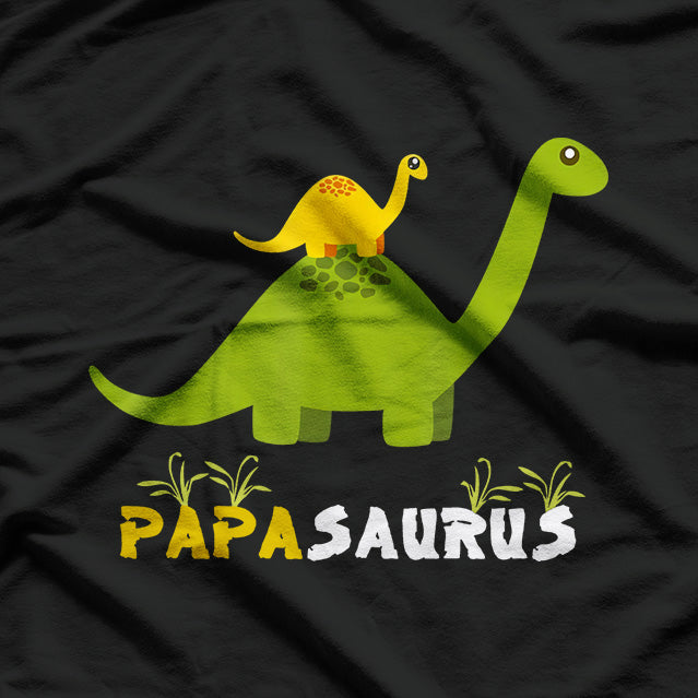 Papasaurus Rex: Funny Dinosaur Dad T-Shirt