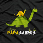Papasaurus Rex: Funny Dinosaur Dad T-Shirt