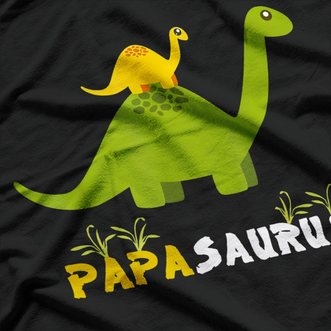 Papasaurus Rex: Funny Dinosaur Dad T-Shirt