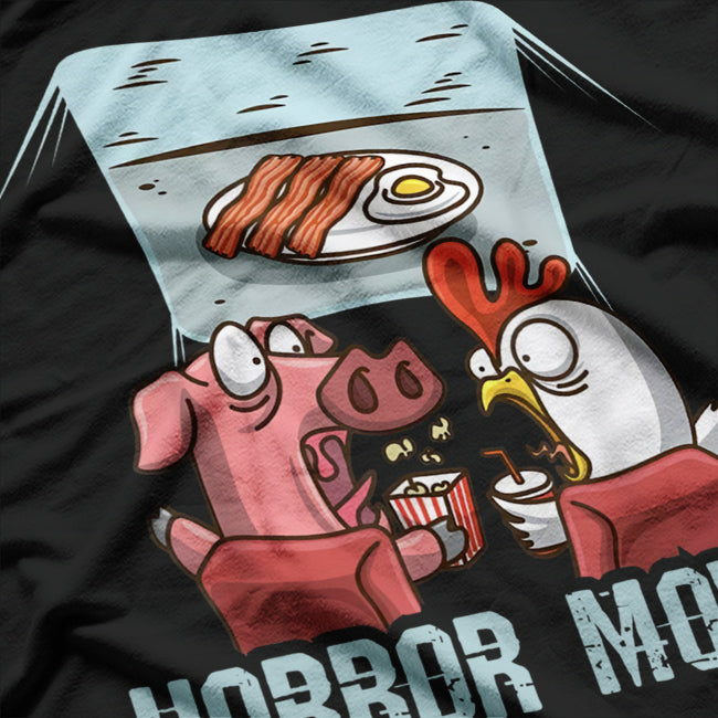 Pig & Chicken in a Horror Movie – Hilarious Farm Animal Tee
