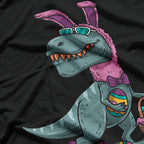Easter Bunny T-Rex - Dinosaur Eggs & Basket T-Shirt