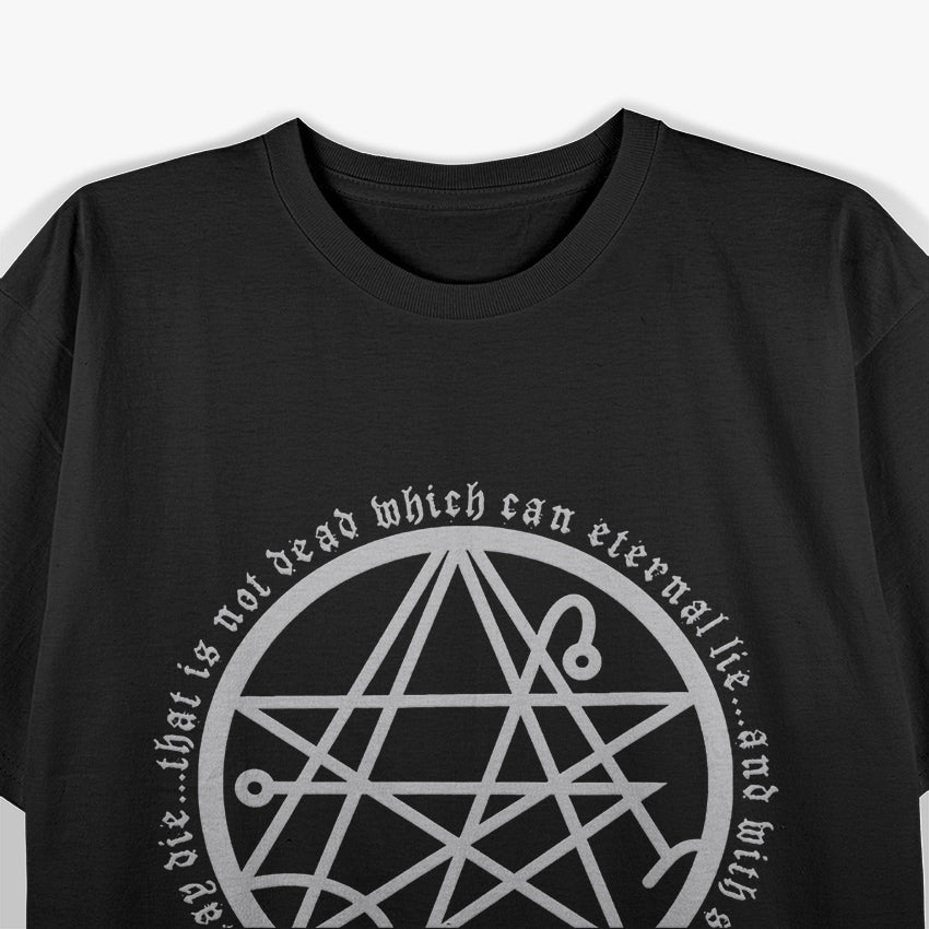 Necronomicon Sigil of the Gateway: Occult Horror T-Shirt