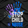 Stop Child Abuse Awareness Prevention Advocate Support T-Shirt