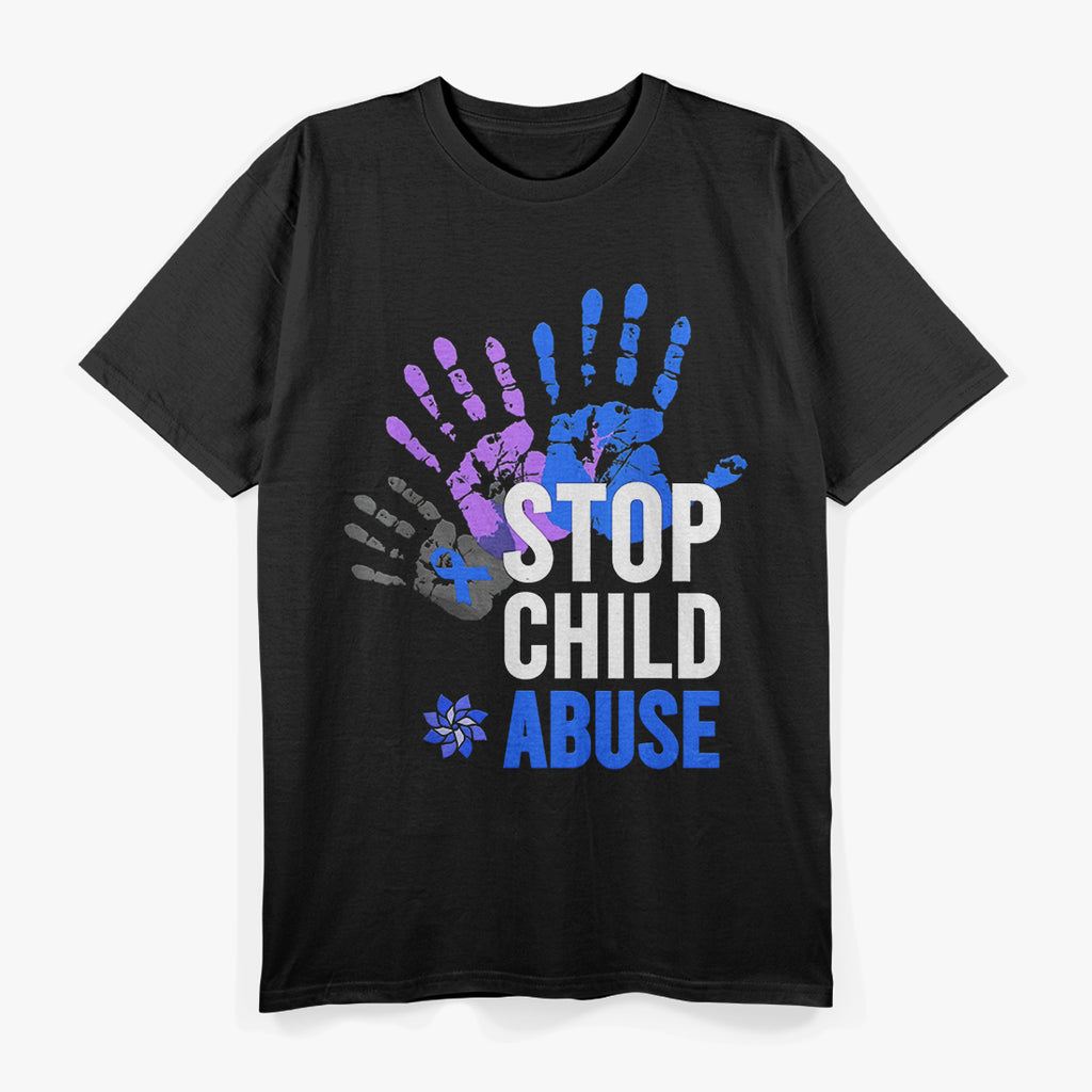 Stop Child Abuse Awareness Prevention Advocate Support T-Shirt