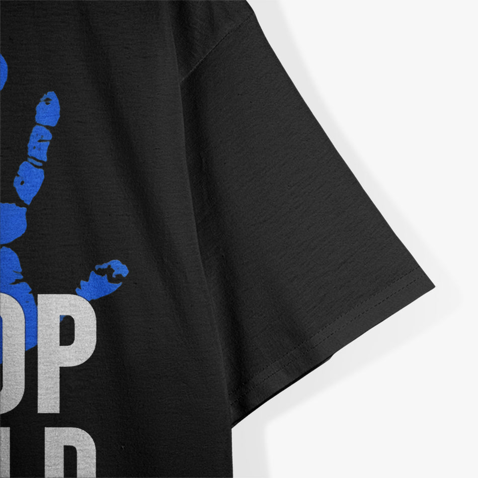 Stop Child Abuse Awareness Prevention Advocate Support T-Shirt