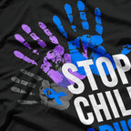 Stop Child Abuse Awareness Prevention Advocate Support T-Shirt