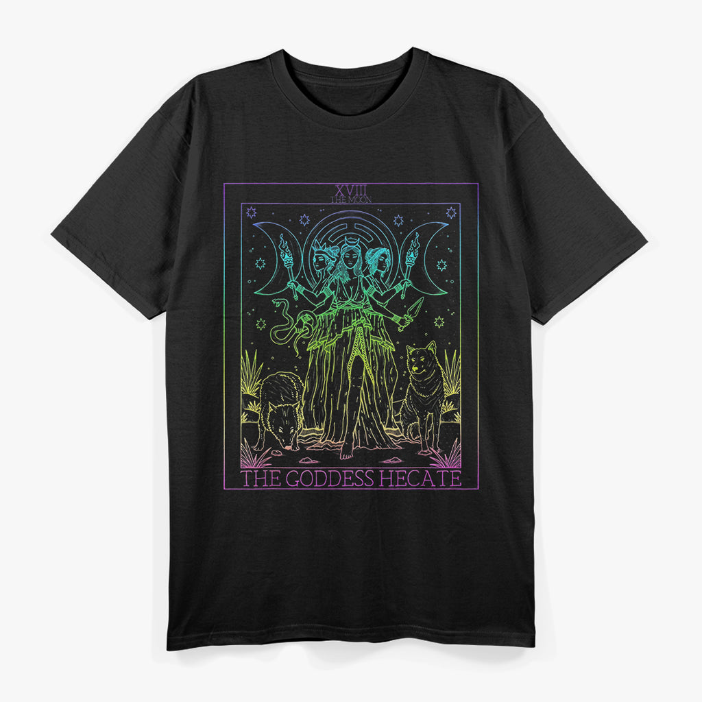 The Goddess Hecate – Tarot Card Triple Moon Witch Hekate Wheel T-Shirt