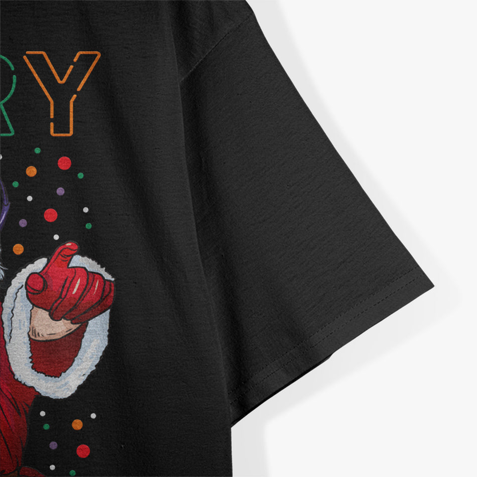 Merry Mixmas - Santa DJ Hip-Hop Christmas Vibes T-Shirt