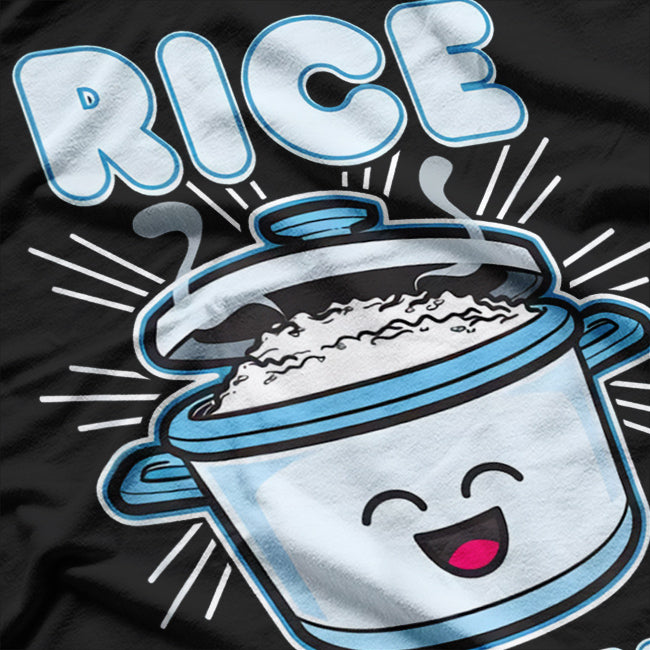 Rice Is Life Funny Food Lover Humor T-Shirt