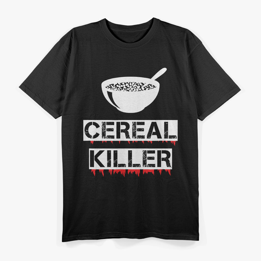 Cereal Killer – Bowl of Cereal with Spoon for Breakfast Lovers T-Shirt