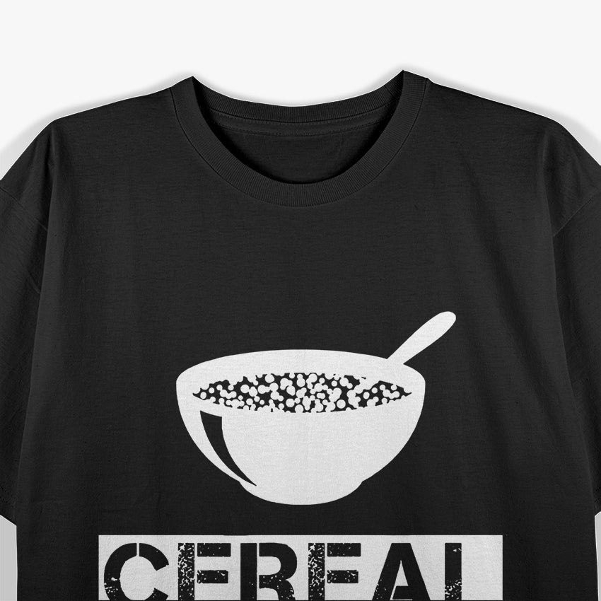 Cereal Killer – Bowl of Cereal with Spoon for Breakfast Lovers T-Shirt