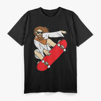 Jesus Riding Skateboard – Cool Religious Streetwear Design T-Shirt
