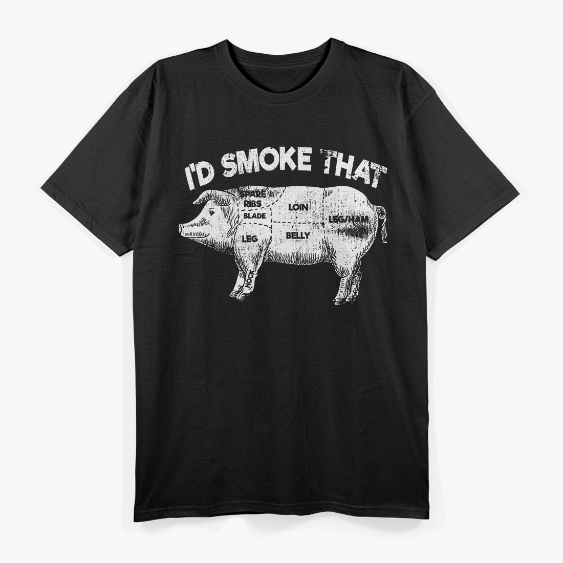 I’d Smoke That Pig BBQ Grill Master T-Shirt