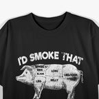 I’d Smoke That Pig BBQ Grill Master T-Shirt