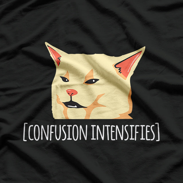 Smudge Lord Funny Confused Cat Meme Viral Internet Joke T-Shirt