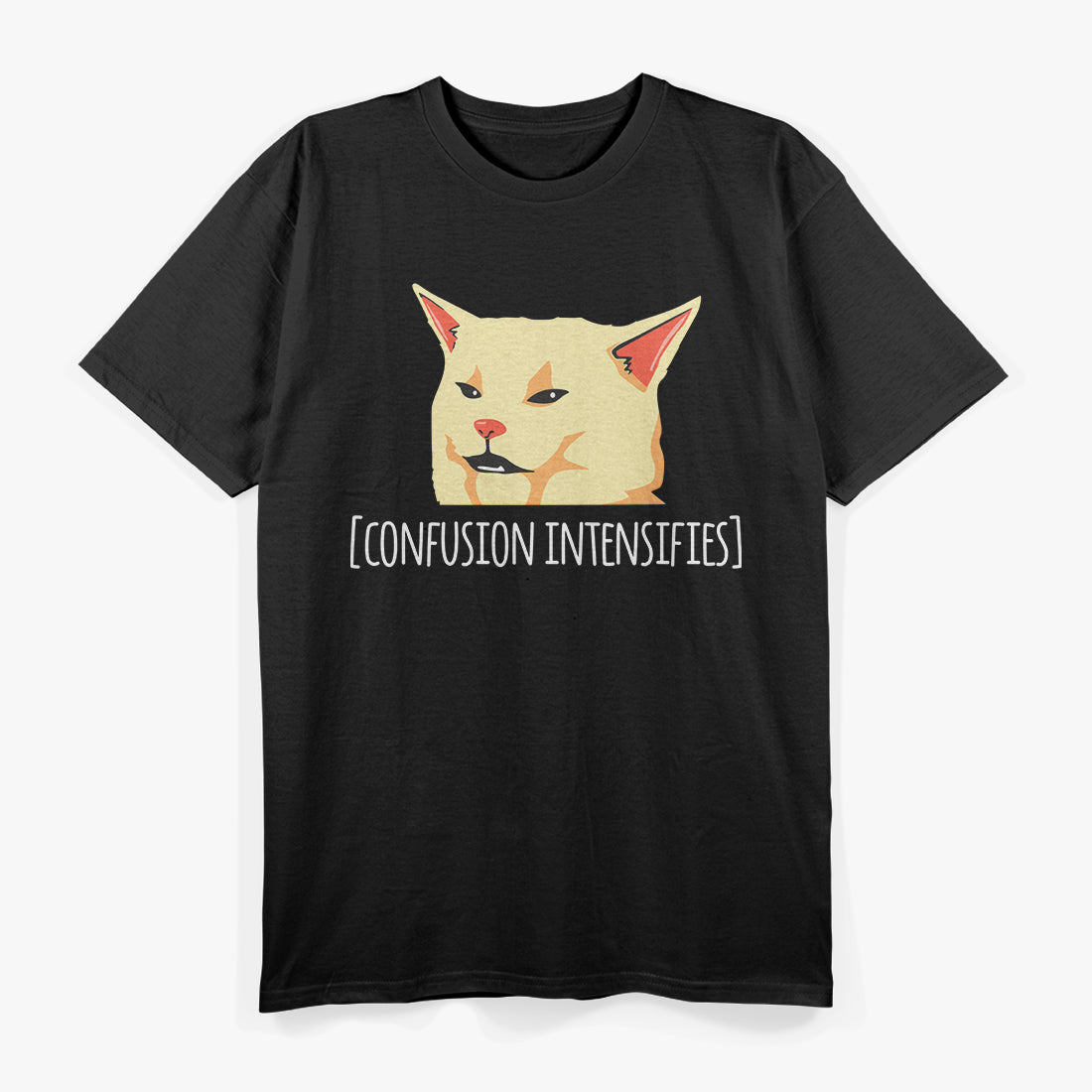 Smudge Lord Funny Confused Cat Meme Viral Internet Joke T-Shirt