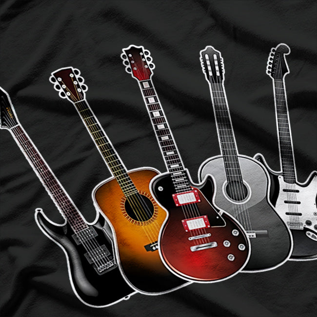 Guitar, How Many Guitars Gift For Guitar Player T-Shirt