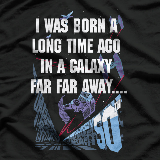 I Was Born A Long Time Ago Vintage 50th Birthday Humor T-Shirt