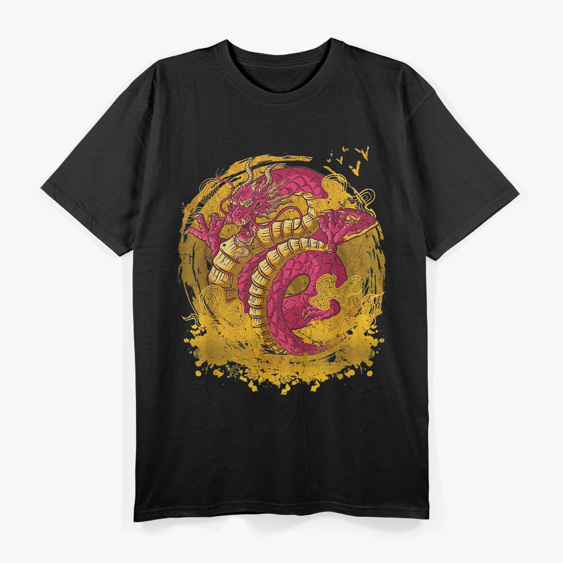 Japanese Retro Dragon - Timeless Mythical Power T-Shirt
