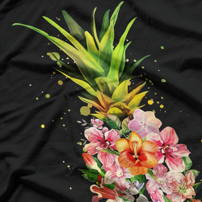 Pineapple Flower: Tropical Vibes T-Shirt