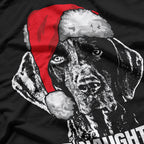 Save Santa - German Shorthaired Pointer Holiday T-Shirt