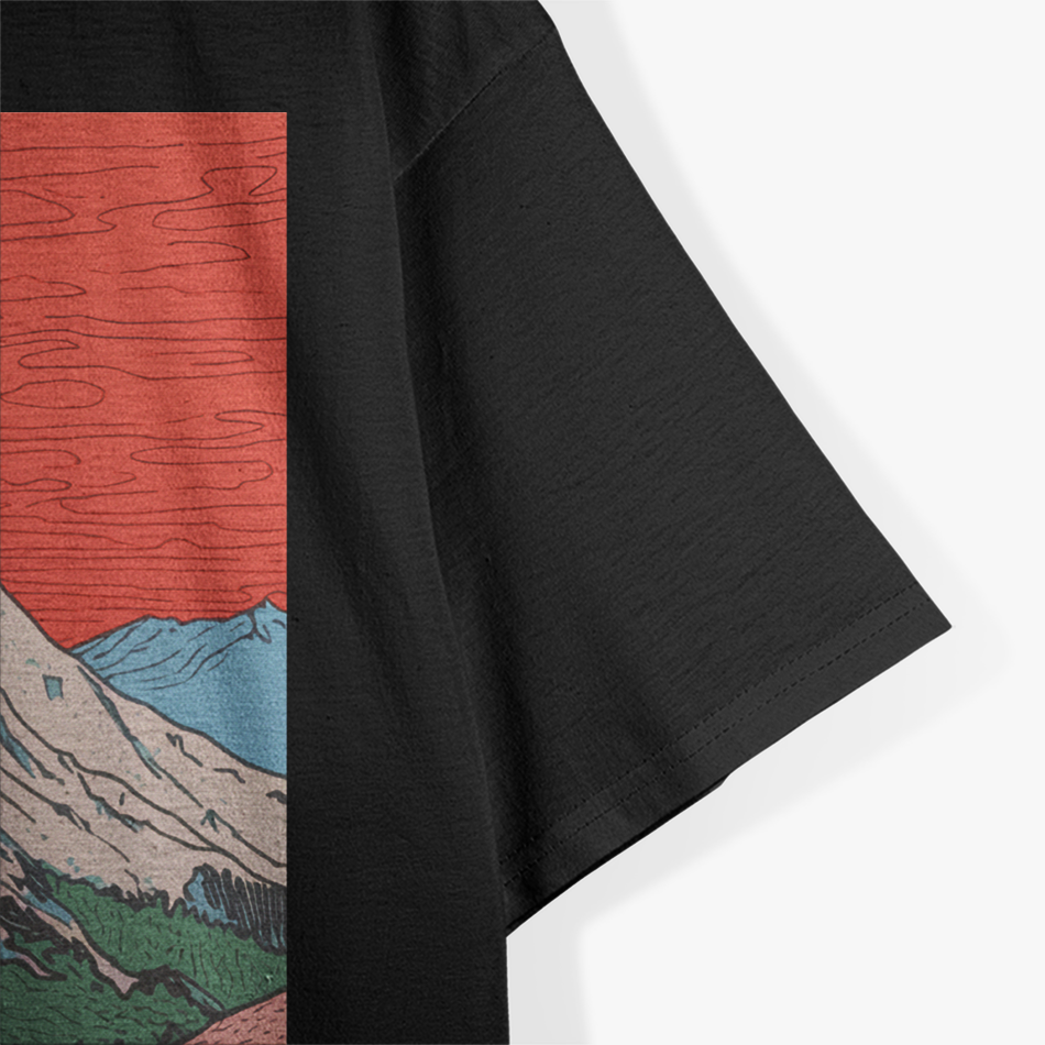 Retro Ambient Waves – Vintage Electronic Chill Vibes T-Shirt