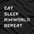 Eat Sleep Game Repeat Funny Gamer Gift for Women T-Shirt