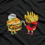 Burger, Fries & High Fives – Funny Fast Food T-Shirt