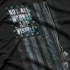 Not All Wounds Are Visible Mental Health Awareness T-Shirt