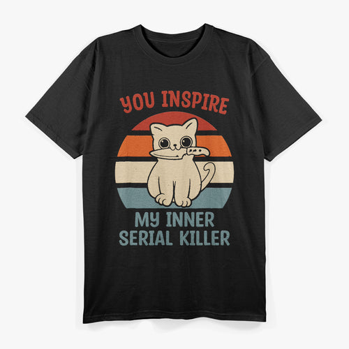Cat Vintage You Inspire My Inner Artist T-Shirt