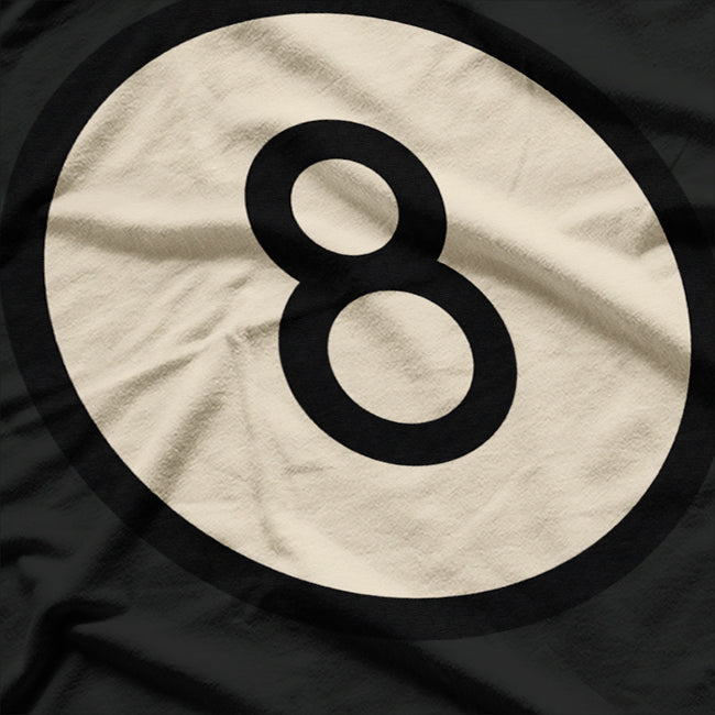 Retro Billiards 8-Ball Pool Player T-Shirt