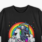 Death Metal Unicorn Rainbow: Brutal Yet Magical T-Shirt
