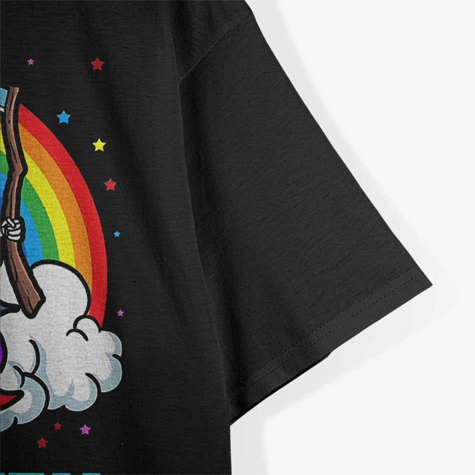 Death Metal Unicorn Rainbow: Brutal Yet Magical T-Shirt