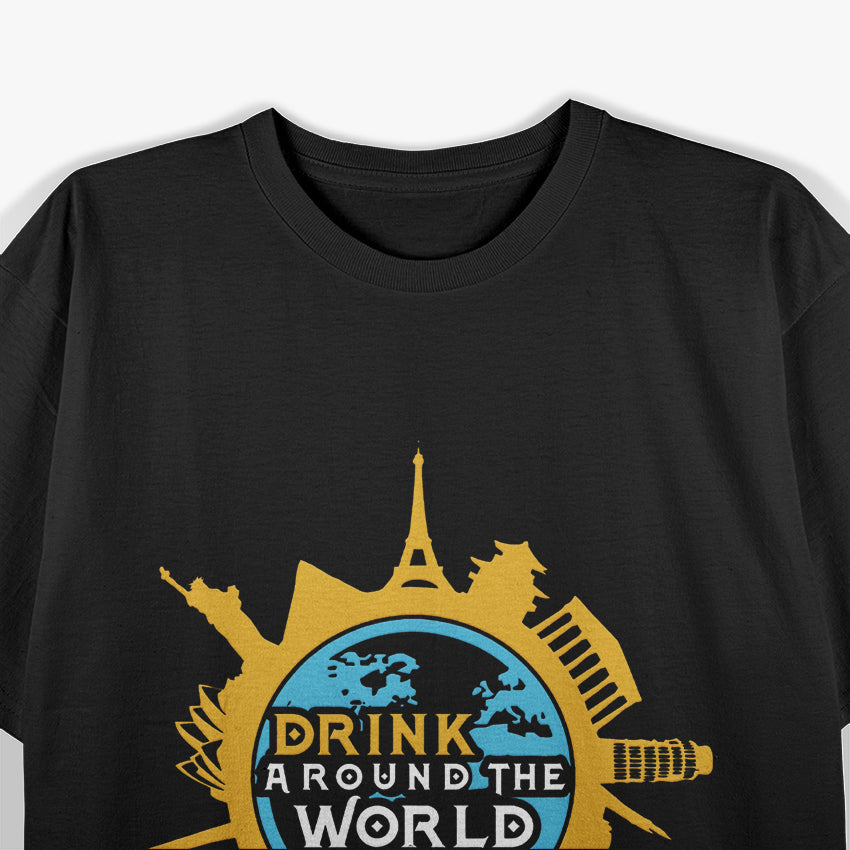 Drink Around the World: Global Beer & Spirits T-Shirt