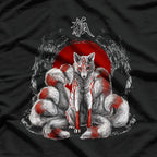 Japanese Nine-Tailed Fox - Mystical Legends T-Shirt