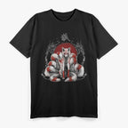 Japanese Nine-Tailed Fox - Mystical Legends T-Shirt
