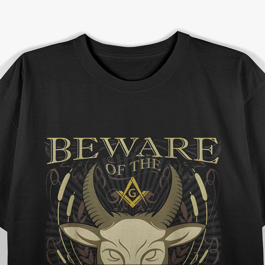 Masonic Goat - Funny Design for Freemasonry Enthusiasts T-Shirt