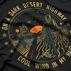 On a Dark Desert Highway, Cool Wind in My Hair – Classic Music T-Shirt