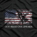 God Bless Our Hardworking Linemen T-Shirt