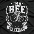 I'm a (Bee)Keeper, Funny Honey Bee Beekeeper Gift T-Shirt
