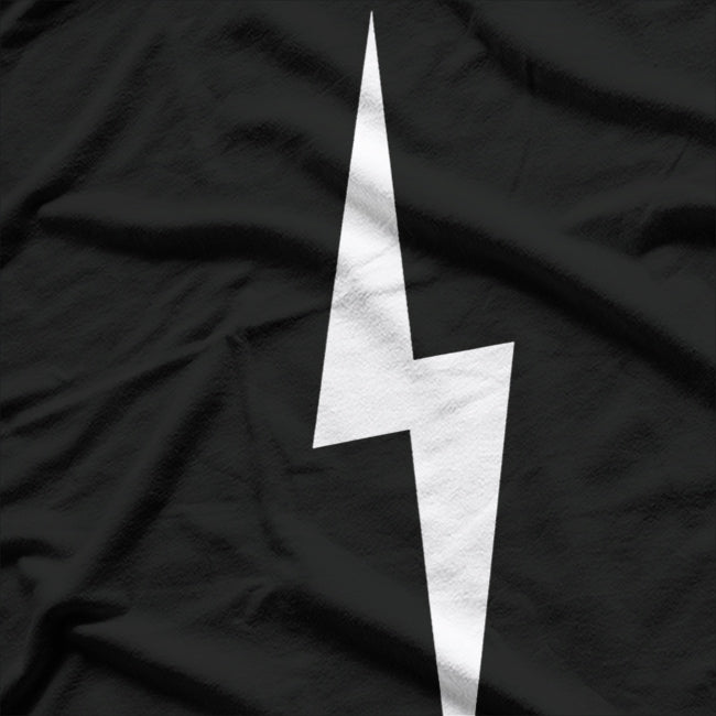 Simple Lightning Bolt: Minimalist Bold T-Shirt