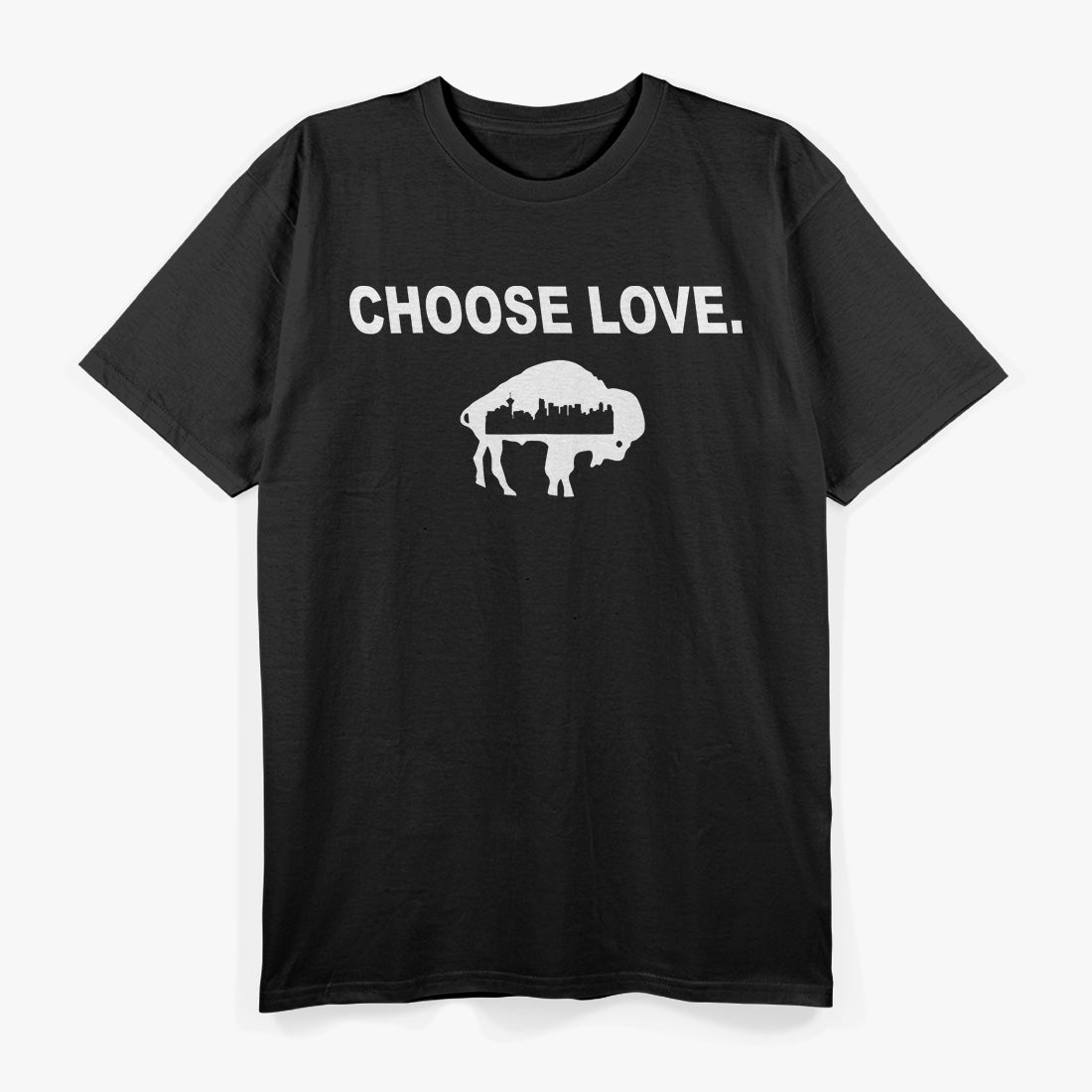 Choose Love Buffalo Stop Hate End Racism T-Shirt