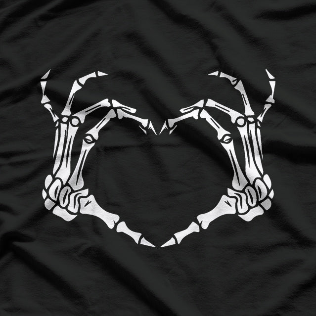 Skeleton Hand Heart T-Shirt
