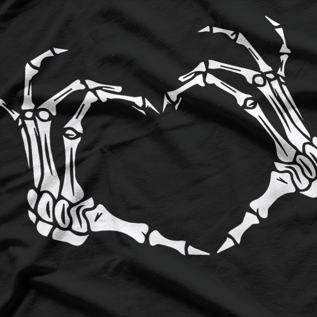 Skeleton Hand Heart T-Shirt